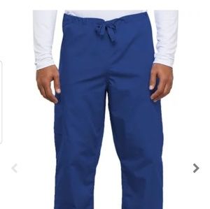 Unisex Drawstring with Cargo Pocket Scrub pants